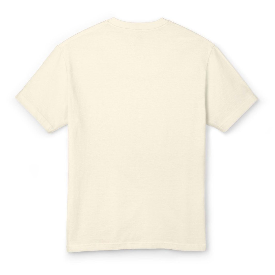 Customized Midweight cotton t-shirt cream