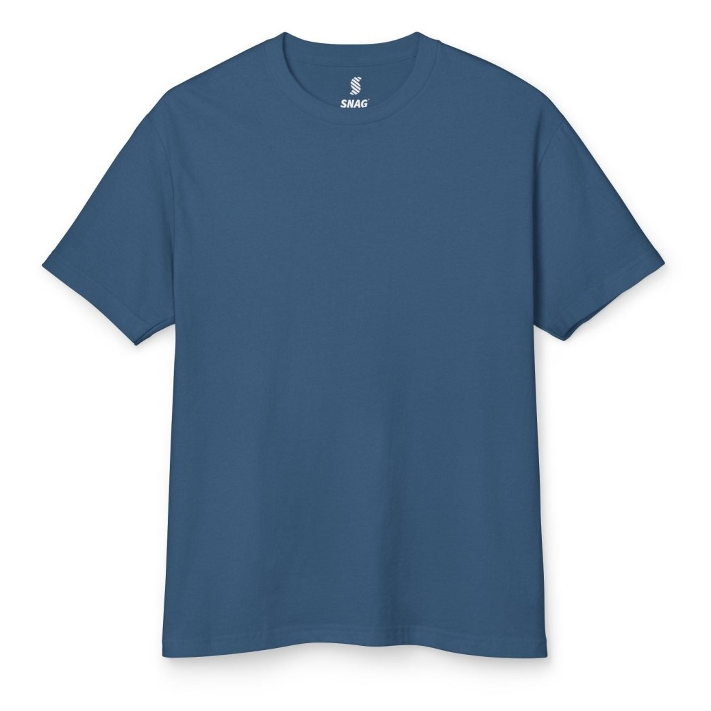 Customized Midweight Cotton T-Shirt Navy