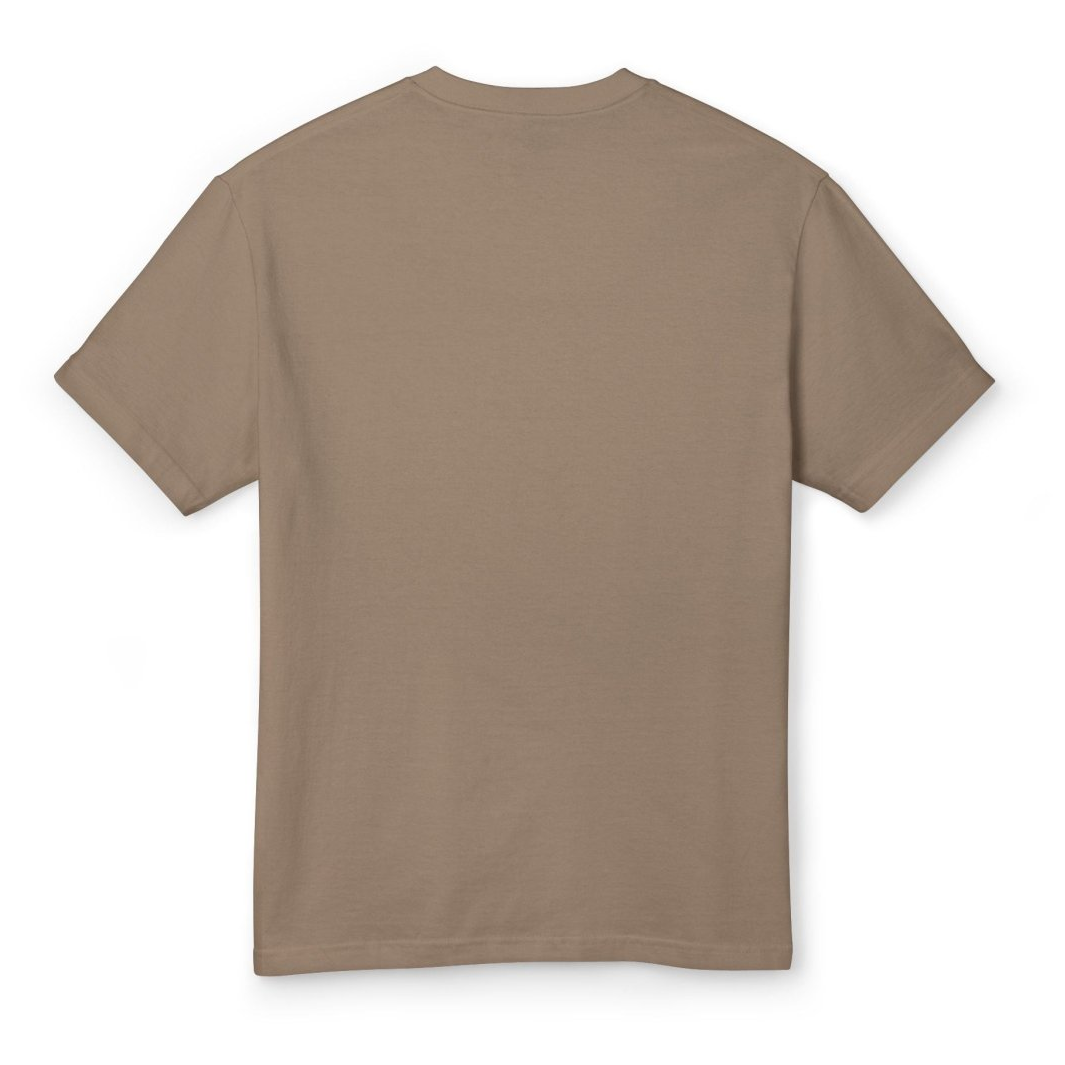Custom Midweight Cotton T-Shirt Brown