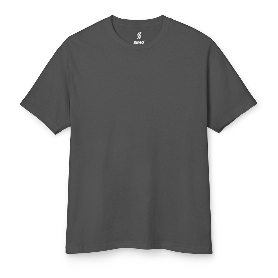 Customized Midweight Cotton T-Shirt Vintage Black