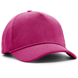 Structured Corduroy Snapback - Fuchsia