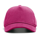 Structured Corduroy Snapback - Fuchsia