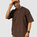 Relaxed Corduroy Snapback - Golden Brown