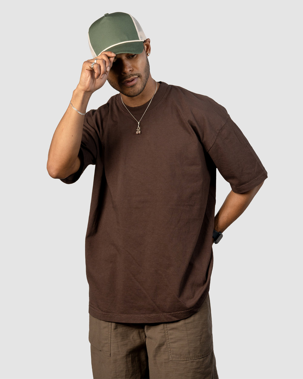 Classic Trucker Snapback - Forest Green & Tusk