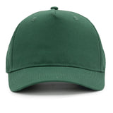 Structured Cotton Snapback - Forest Green