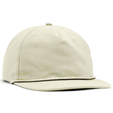 Relaxed Nylon Snapback - Bone