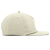 Relaxed Nylon Snapback - Bone