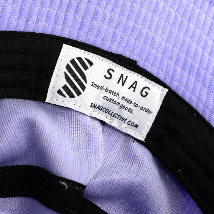 Headwear - Lavender Wide Wale Bucket - SNAG