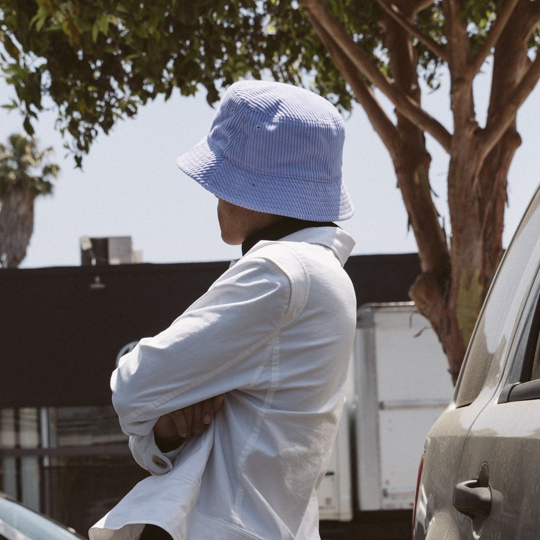 Headwear - Lavender Wide Wale Bucket - SNAG