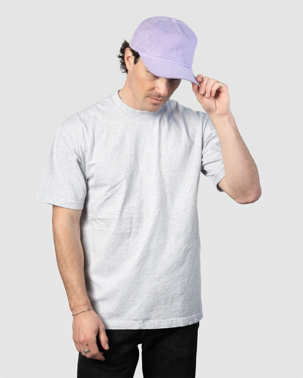 Relaxed Corduroy Snapback - Lilac Purple