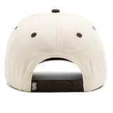 Structured Cotton Snapback - Natural & Walnut