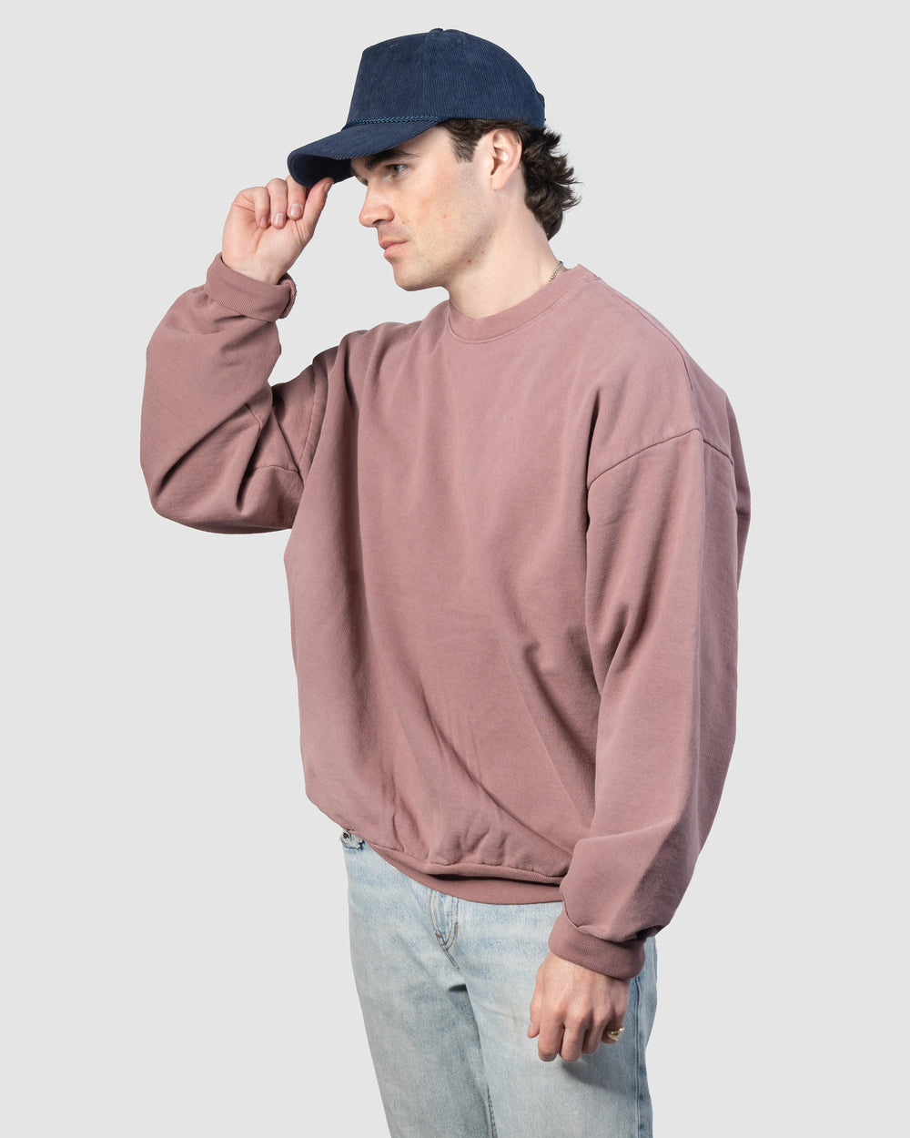 A-Frame Corduroy Snapback - Navy