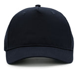Structured Cotton Snapback - Navy