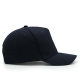 Structured Cotton Snapback - Navy