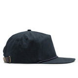 Relaxed Canvas Strapback - Navy