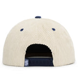 Relaxed Corduroy Snapback - Vanilla & Navy