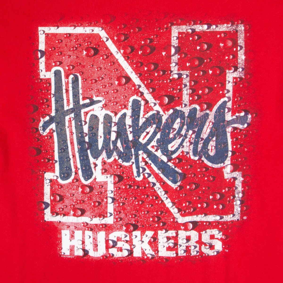 T-Shirts - Nebraska Corn Huskers Rain Drops - SNAG
