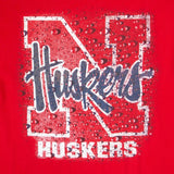 T-Shirts - Nebraska Corn Huskers Rain Drops - SNAG