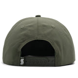 Relaxed Nylon Snapback - Army Green