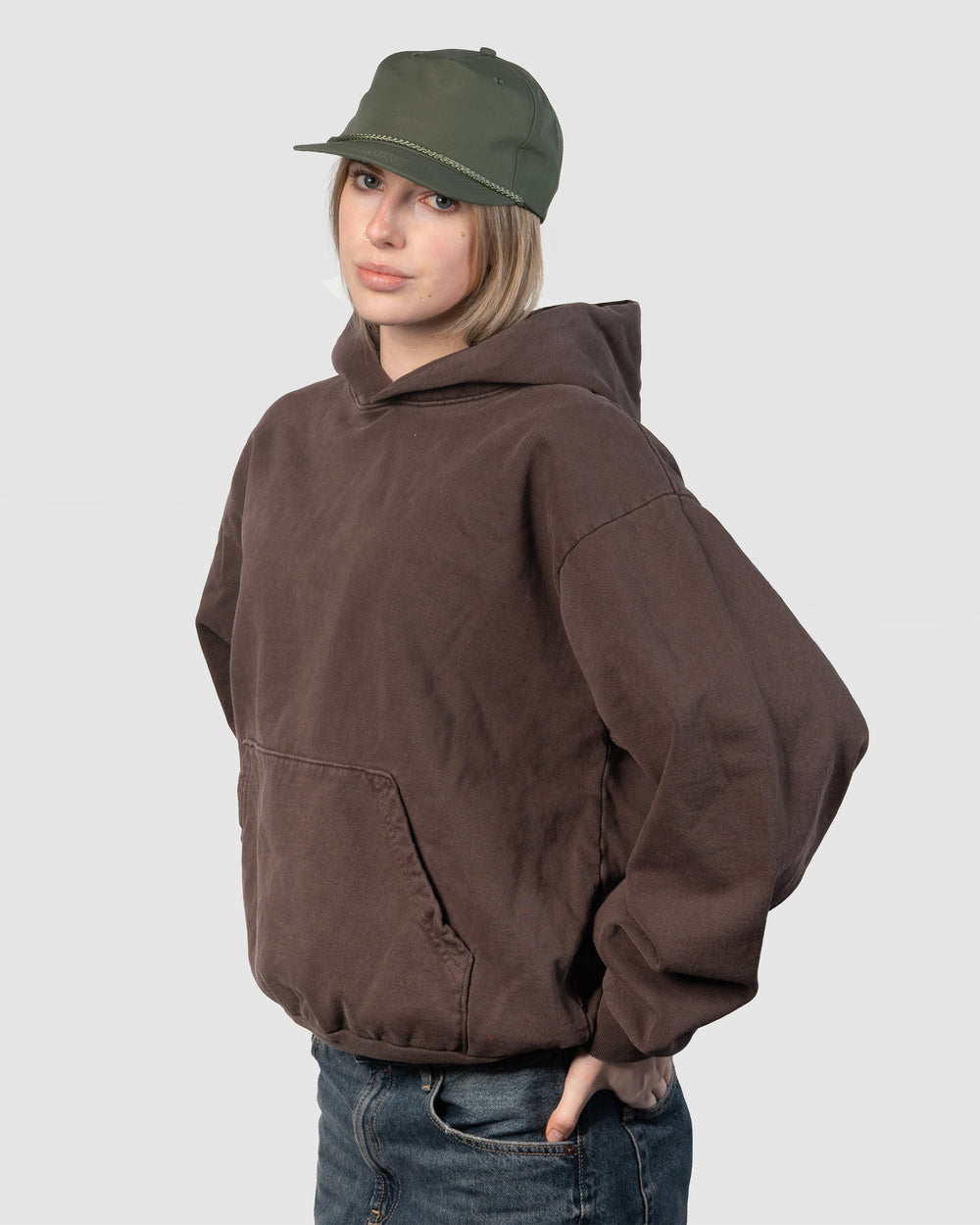 Shoreline Snapback - Army Green