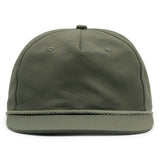 Relaxed Nylon Snapback - Army Green