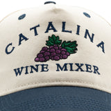 Catalina Wine Mixer - Natural / Navy Cotton