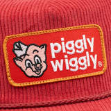 Piggly Wiggly - Brick Red Corduroy
