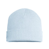 Recycled Rib Knit Beanie - Arctic Blue
