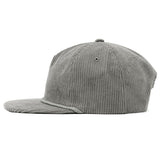 Relaxed Corduroy Snapback - Cement Gray