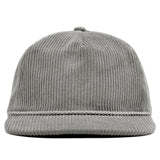 Relaxed Corduroy Snapback - Cement Gray