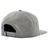 Relaxed Corduroy Snapback - Cement Gray