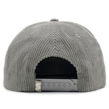 Relaxed Corduroy Snapback - Cement Gray