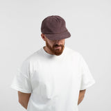 Relaxed Corduroy Snapback - Chocolate Brown