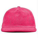 Relaxed Corduroy Snapback - Hot Pink