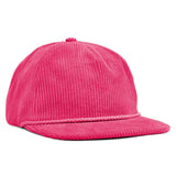 Relaxed Corduroy Snapback - Hot Pink
