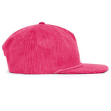 Relaxed Corduroy Snapback - Hot Pink