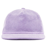 Relaxed Corduroy Snapback - Lilac Purple