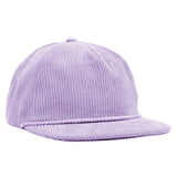 Relaxed Corduroy Snapback - Lilac Purple