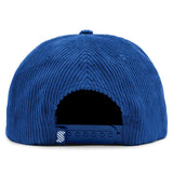 Relaxed Corduroy Snapback - Royal Blue