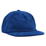 Relaxed Corduroy Snapback - Royal Blue