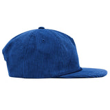 Relaxed Corduroy Snapback - Royal Blue