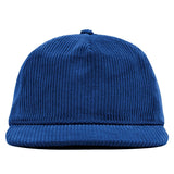 Relaxed Corduroy Snapback - Royal Blue