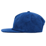 Relaxed Corduroy Snapback - Royal Blue