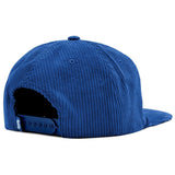 Relaxed Corduroy Snapback - Royal Blue