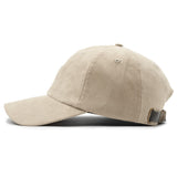 Relaxed Suede Dad Cap - Ivory