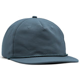 Relaxed Nylon Snapback - Steel Blue