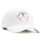 Ski Jumper - White Corduroy