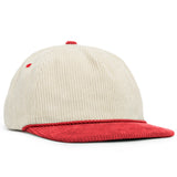 Relaxed Corduroy Snapback - Vanilla & Strawberry