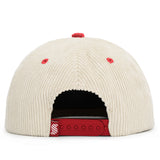 Relaxed Corduroy Snapback - Vanilla & Strawberry