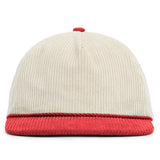 Relaxed Corduroy Snapback - Vanilla & Strawberry